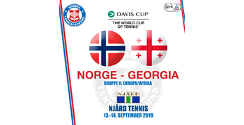 Njård Tennis og NTF arrangerer Davis Cup 13.-14. september.